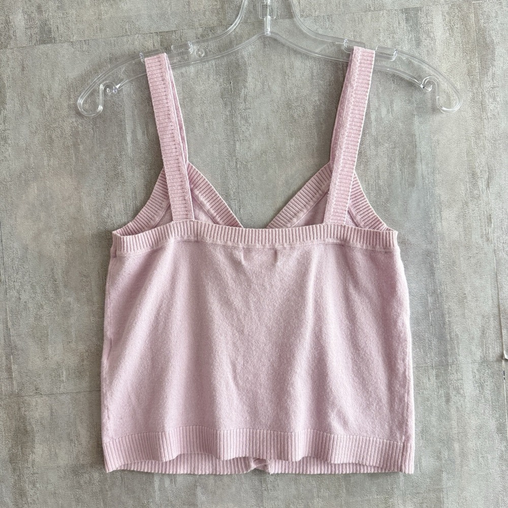 LPA Revolve Button Front Cami Women's Small Pink Tank Top Soft Blush Knit Y2K - Picture 2 of 9